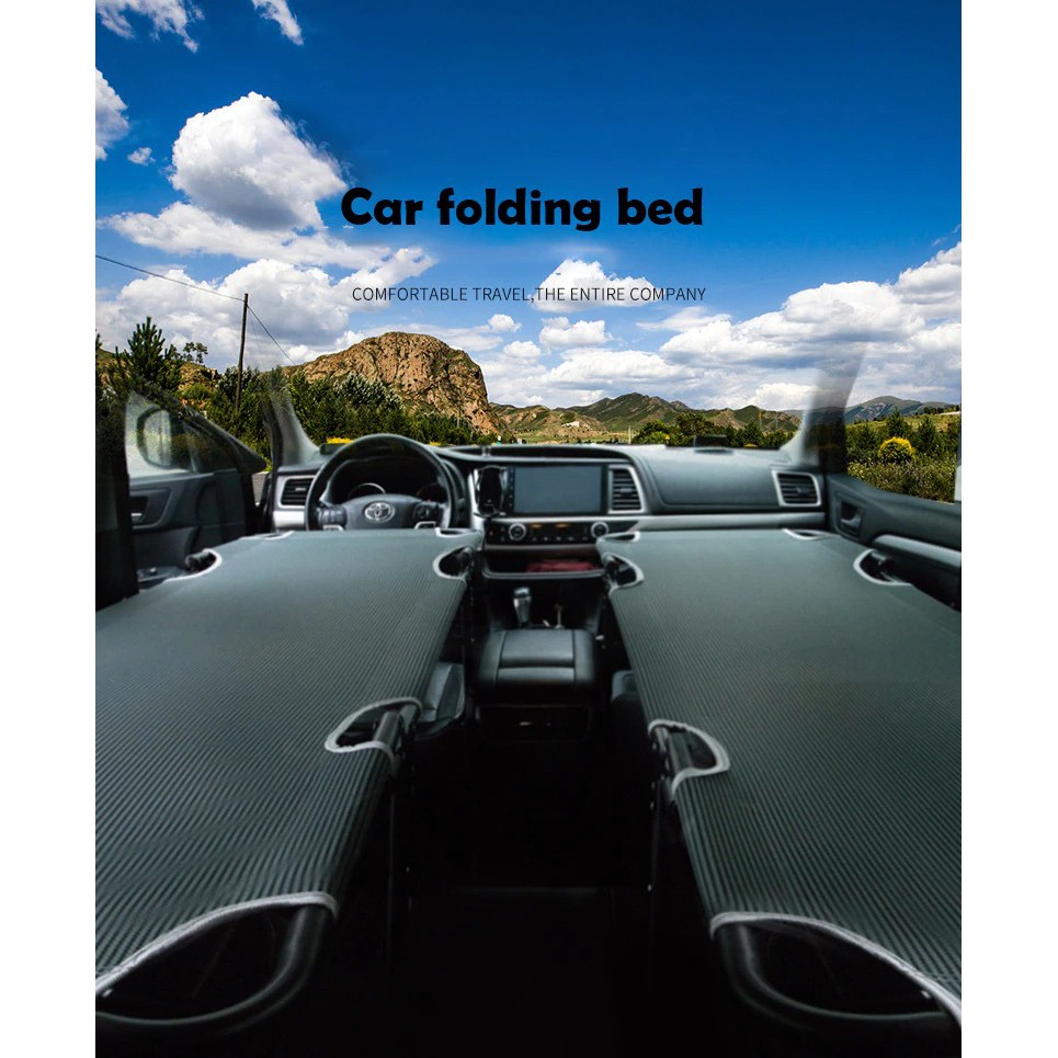 Giường gấp gọn xe hơi(PK168) giường xếp văn phòng, cắm trại để cốp xe hơi