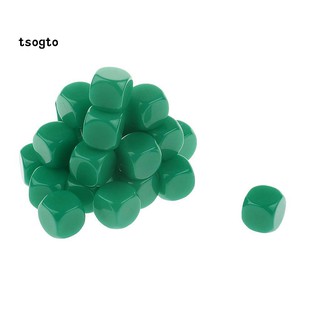 Set 20 Viên Xí Ngầu Trơn 6 Mặt 16mm