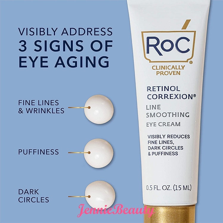 [Hàng chính hãng] Kem dưỡng giảm nếp nhăn vùng mắt RoC Retinol Corexion Eye Cream (15ml)