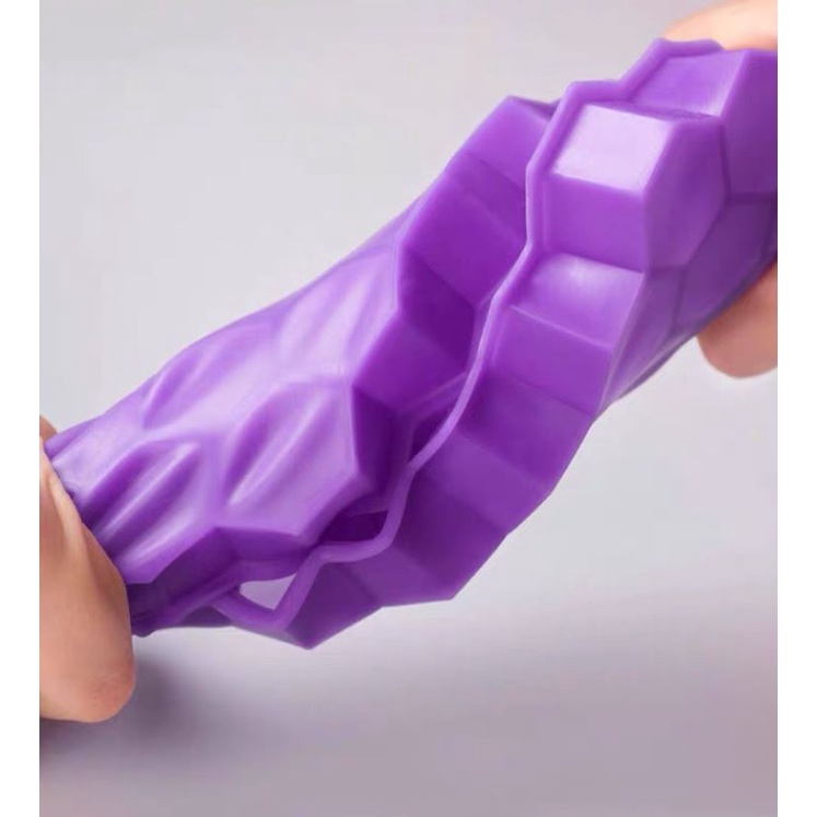 Khay làm đá viên [37 viên] hình tổ ong Bằng Silicone Cấp Thực Phẩm Có Thể Tháo Rời Kèm Nắp Đậy Cho Nhà Bếp