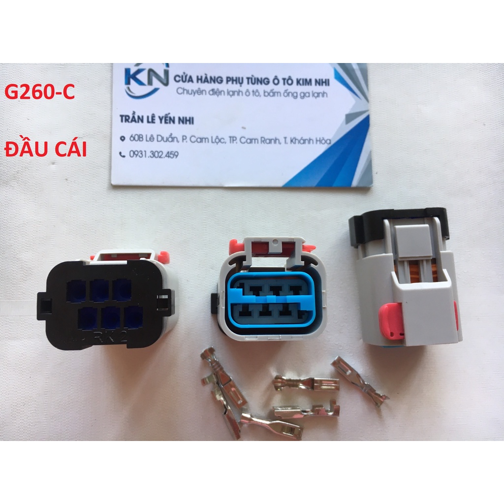 G260-Giắc cắm Buick Excelle Chevrolet bơm Nhiên liệu điện tử 6 lỗ