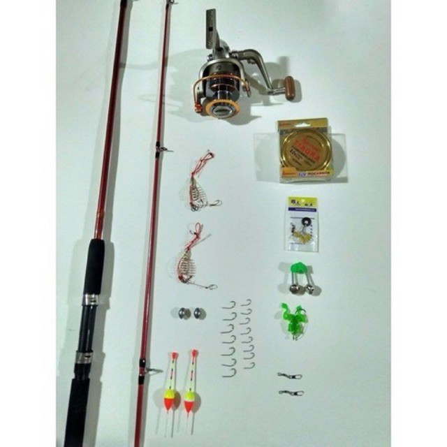 Bộ cần câu 2 khúc Shimano Đặc + máy LC7000