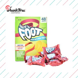 HỘP 48 PACK KẸO DẺO TRÁI CÂY CUỘN MỸ FRUIT BY THE FOOT