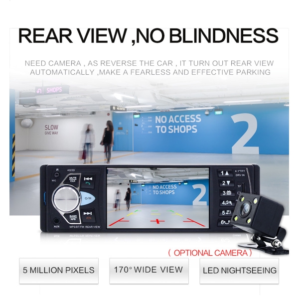 Đầu MP5 màn hình 4.1inch đa chức năng cho xe ô tô