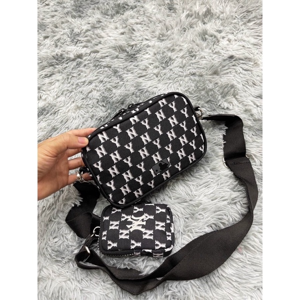 Túi Đeo chéo MLB MONOGRAM JACQUARD | CAM KẾT XUẤT XỊN 100%