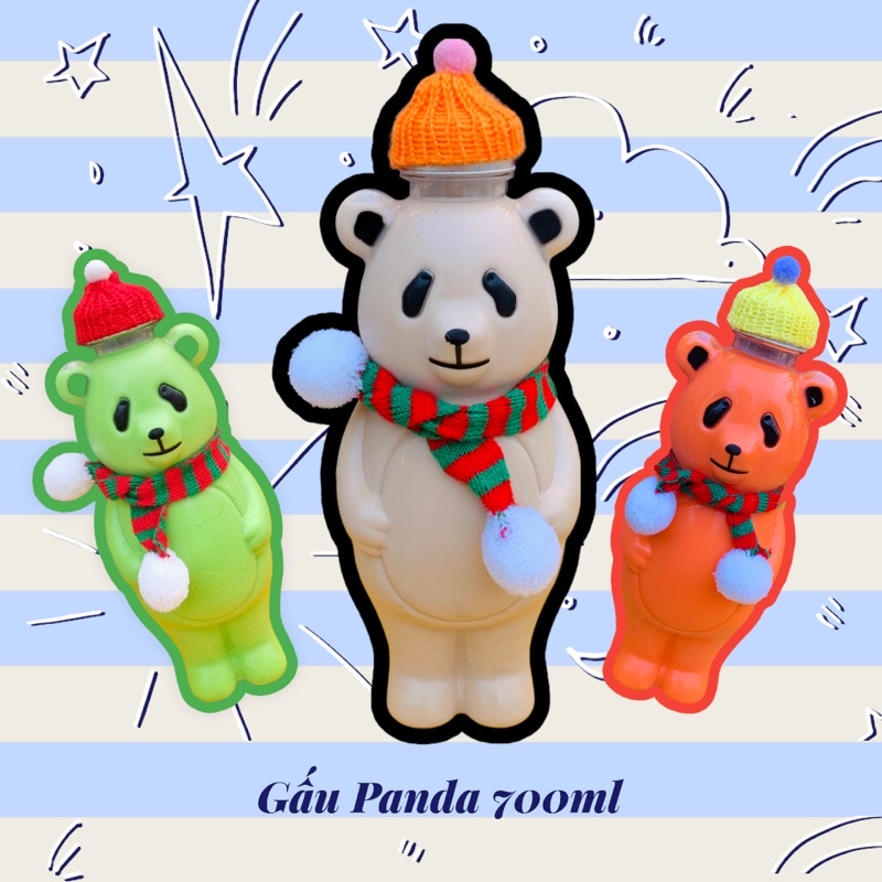 Chai Panda nguyên chất Trà Sữa  size 700ml