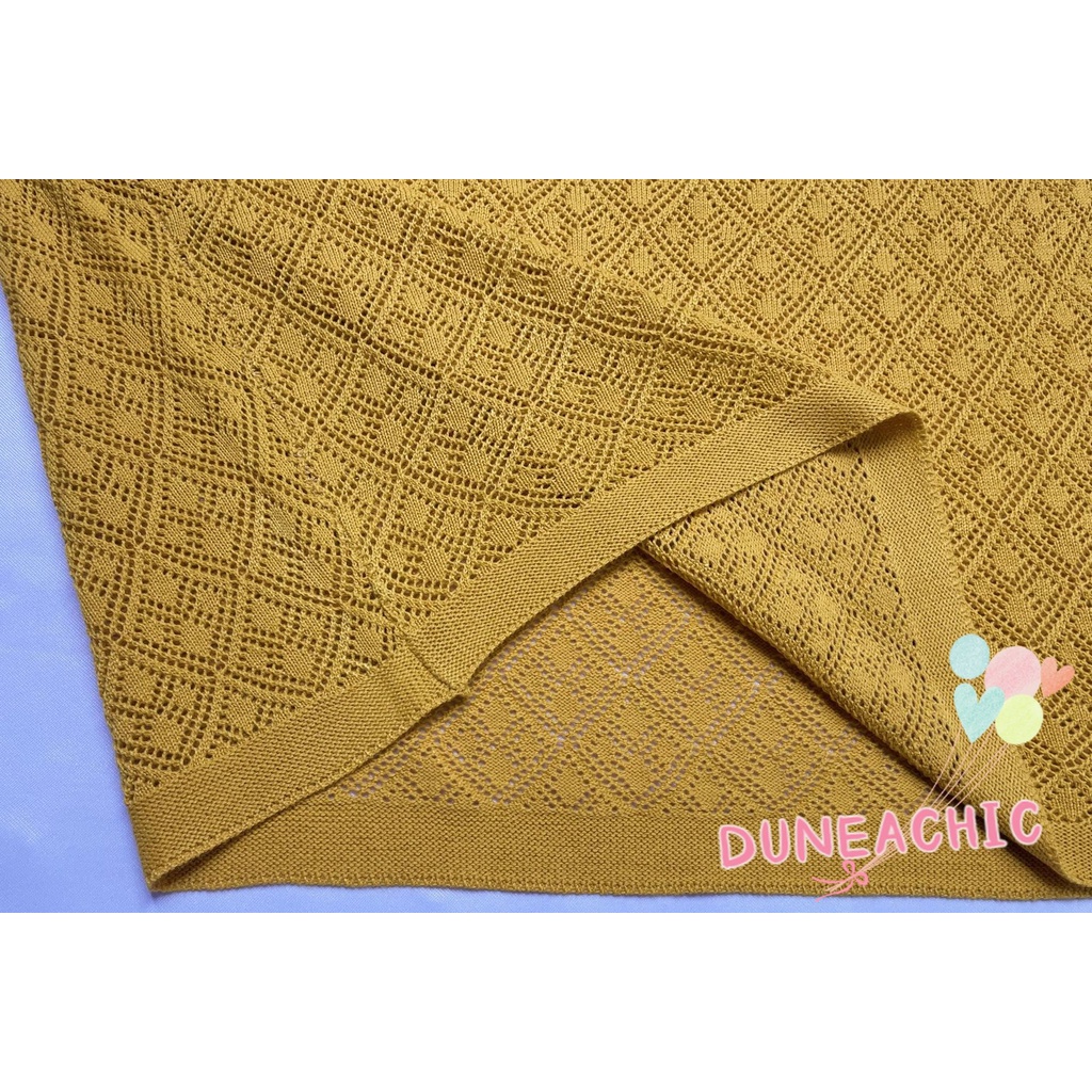 DUNEA Đầm Hai Dây Hở Lưng Kẻ Sọc Caro Xinh Xắn Cho Nữ