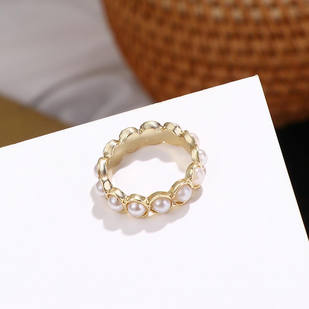 Nhẫn Đính Hạt Đơn Giản Thanh Lịch Làm Quà Tặng Valentine Cho Nữ