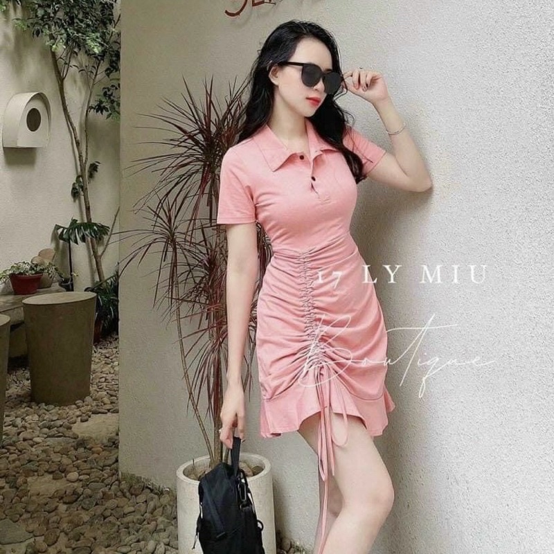 Đầm Polo rút eo sang sịn hàng Bigsize 60-90kg