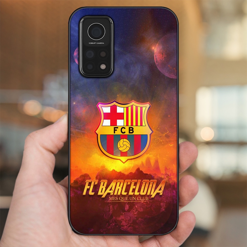 Ốp lưng Xiaomi Mi 10T Pro 5G viền đen in hình Barcelona Barca