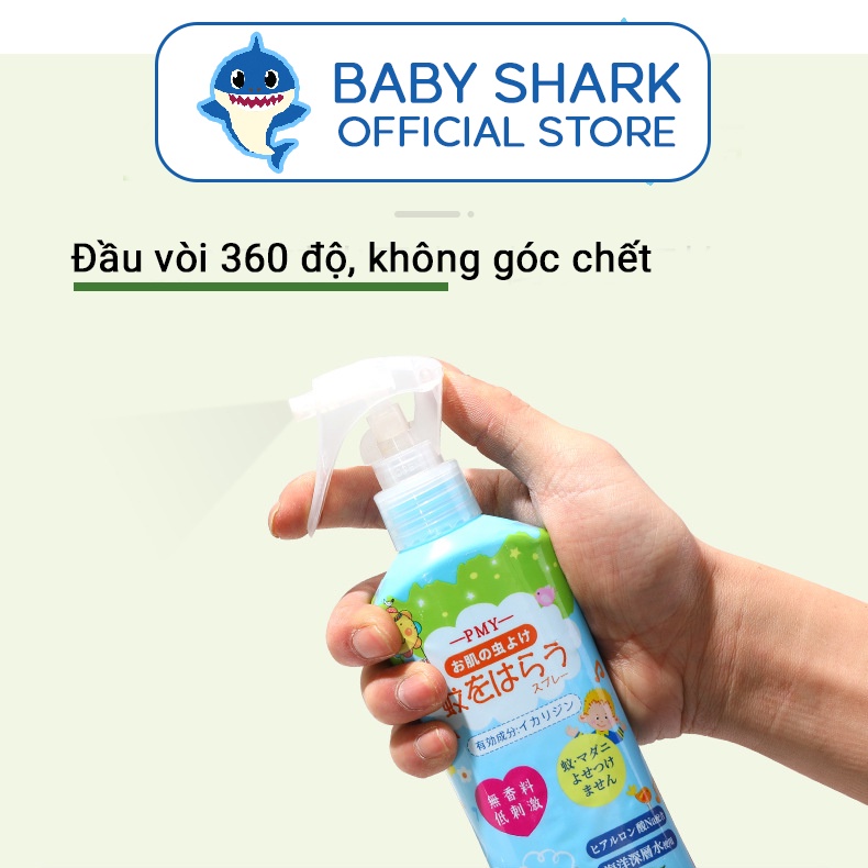 Xịt chống muỗi Nhật Bản PMY 200ml dùng cho trẻ em chống muỗi, đuổi muỗi hiệu quả