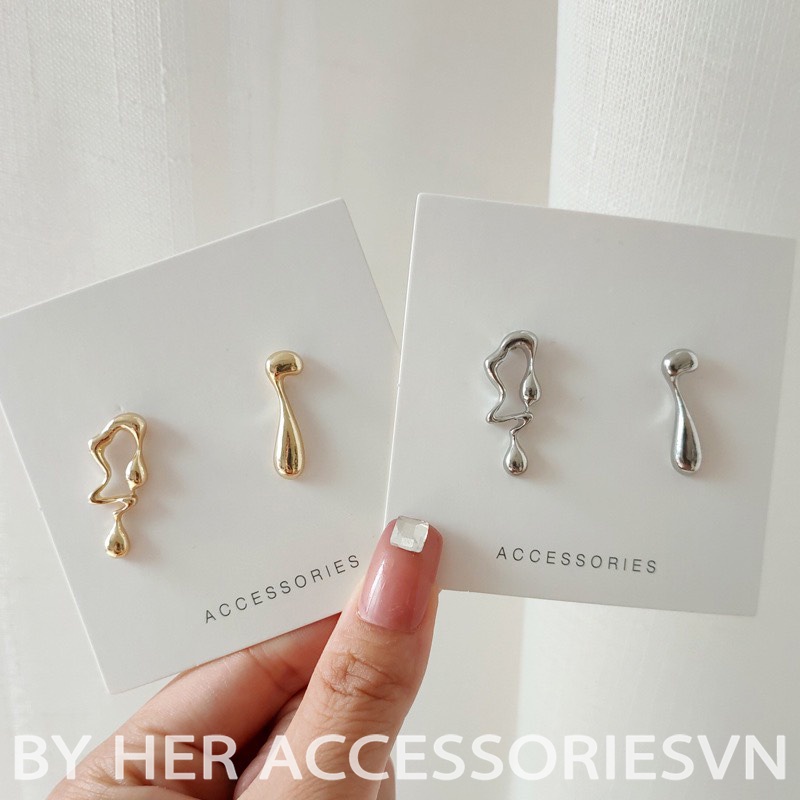Khuyên tai bông tai hình trừu tượng cá tính Her Accessories H81