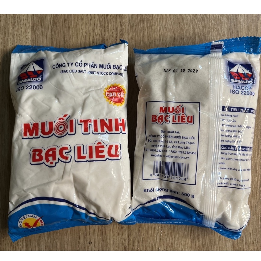 Muối Tinh Sấy Bạc Liêu 500g