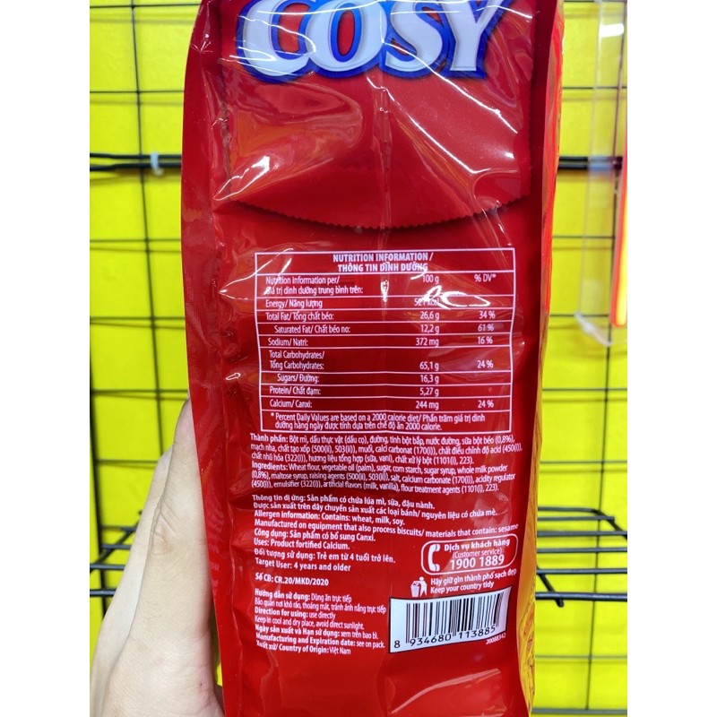 Bánh quy sữa Cosy Marie gói 576g (24gói x 24g)