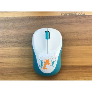 Chuột quang Forter v10 Xanh - Không dây