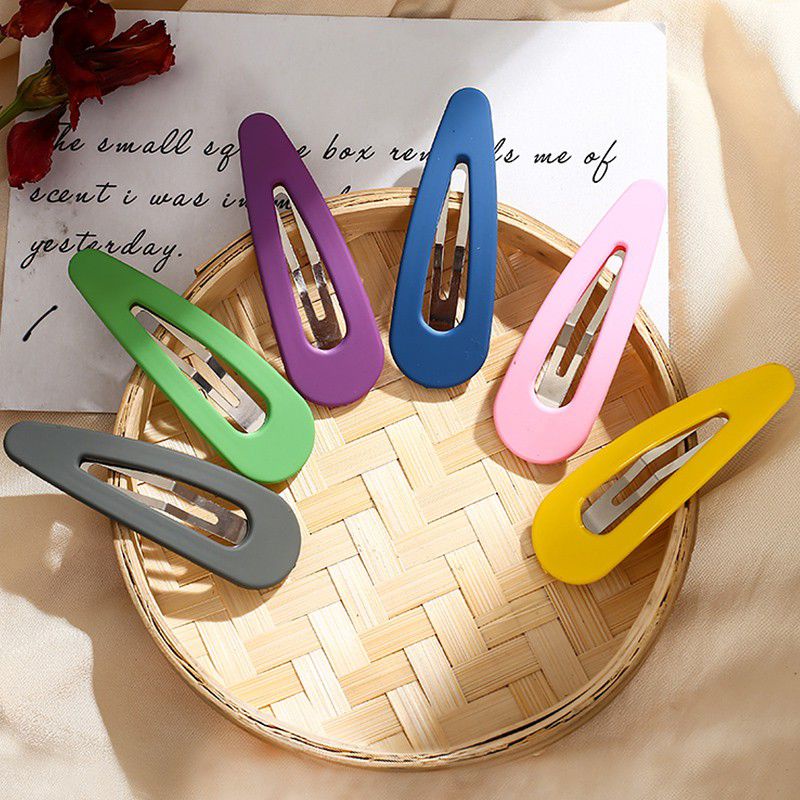 [Mã FAMARAL1 giảm 10K đơn 50K]Kẹp tóc tam giác,hình vuông nhiều màu - Loli.phukienthoitrang