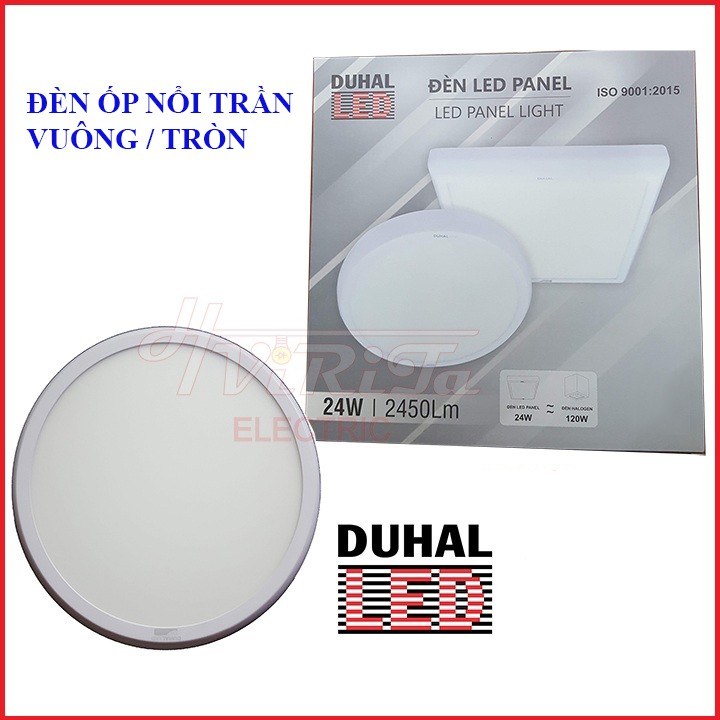 Đèn ốp trần nổi Duhal 18W 24W Đèn Panel