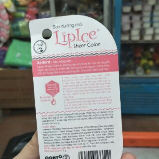 Son dưỡng Lipice sheer Color