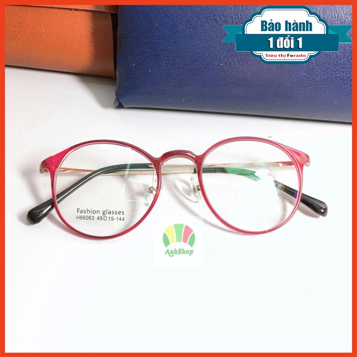 [Gía siêu rẻ] Gọng kính tròn 66063 nhận cắt cận viễn loạn