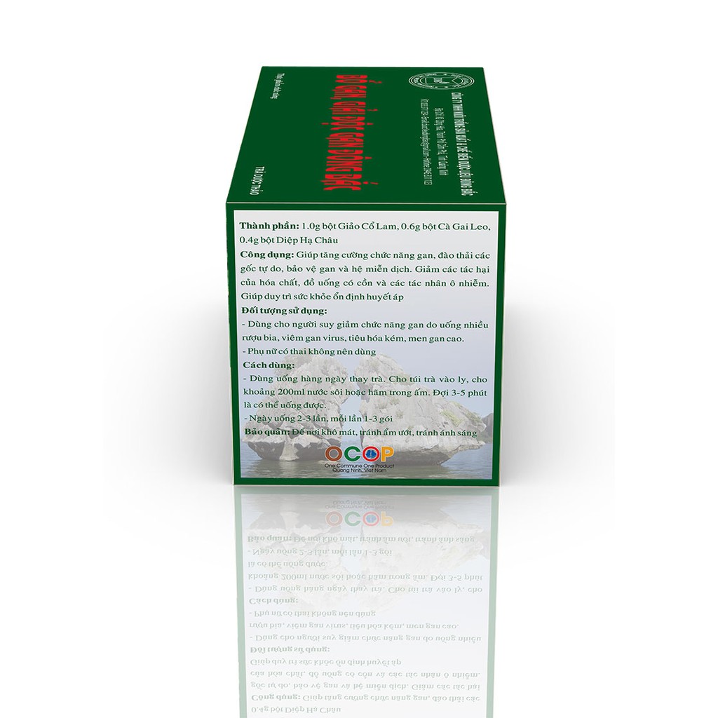 Trà Giải độc gan, mát gan - Trà bổ gan, giải độc gan ĐB, trà Cà Gai Leo, diệp hạ châu, giảo cổ lam ., hạ mỡ máu mỡ gan | BigBuy360 - bigbuy360.vn