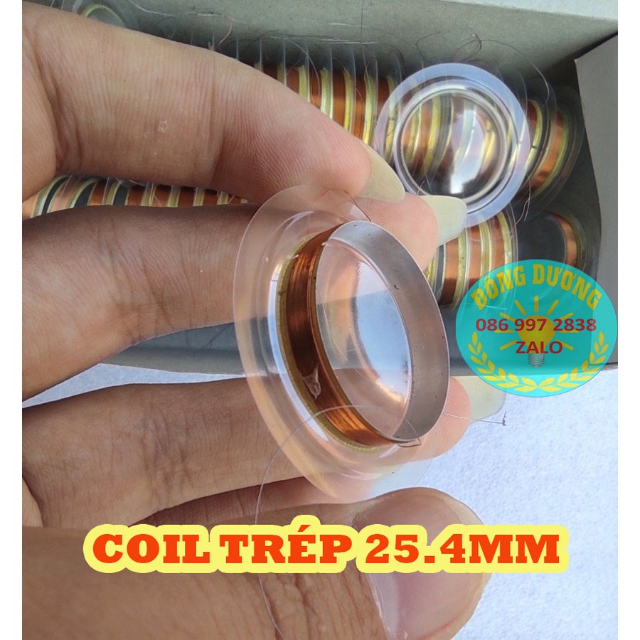 COIL TRÉP CÓC 25.4MM - CÔN CÓC 25.4MM - COIL LOA TREBLE RỜI