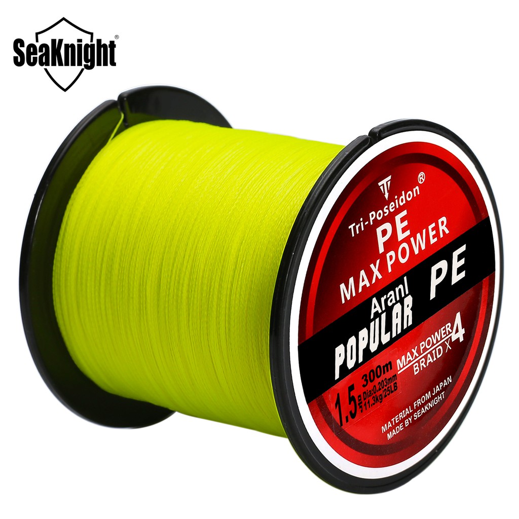 Seaknight Cuộn Dây Câu Cá Bện 4 Sợi pe 300m 500m 8-80lb