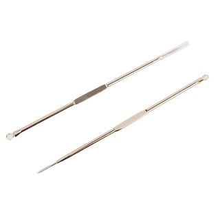 Cây nặn mụn đầu đen mạ bạc kháng khuẩn hai đầu