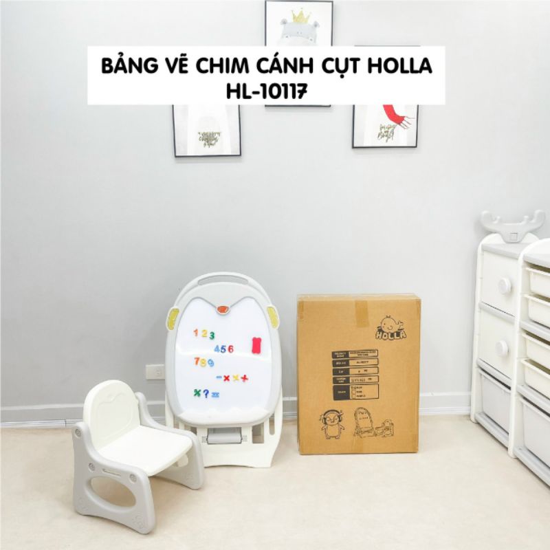 Bảng vẽ chim cánh cụt Holla - có kem ghế