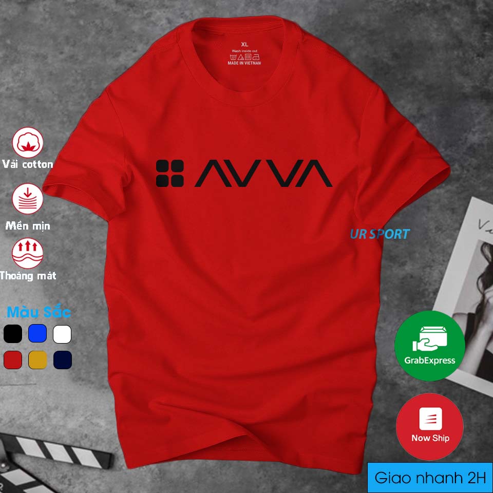 Áo thun nam cổ tròn Avva thời trang cá tính, chất vải cotton 4 chiều cao cấp thoáng mát