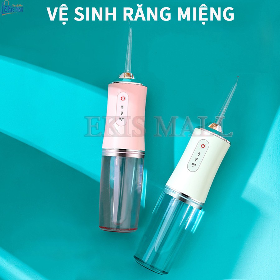 Tăm nước cầm tay Oral Máy Tăm nước vệ sinh răng miệng Cao cấp