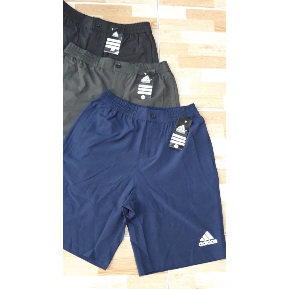 QUẦN SHORT NAM ADIDAS CHẤT VẢI CO GIÃN 2 CHIỀU CẠP QUẦN KẾT HỢP THUN VÀ CÚC 4 túi dây kéo