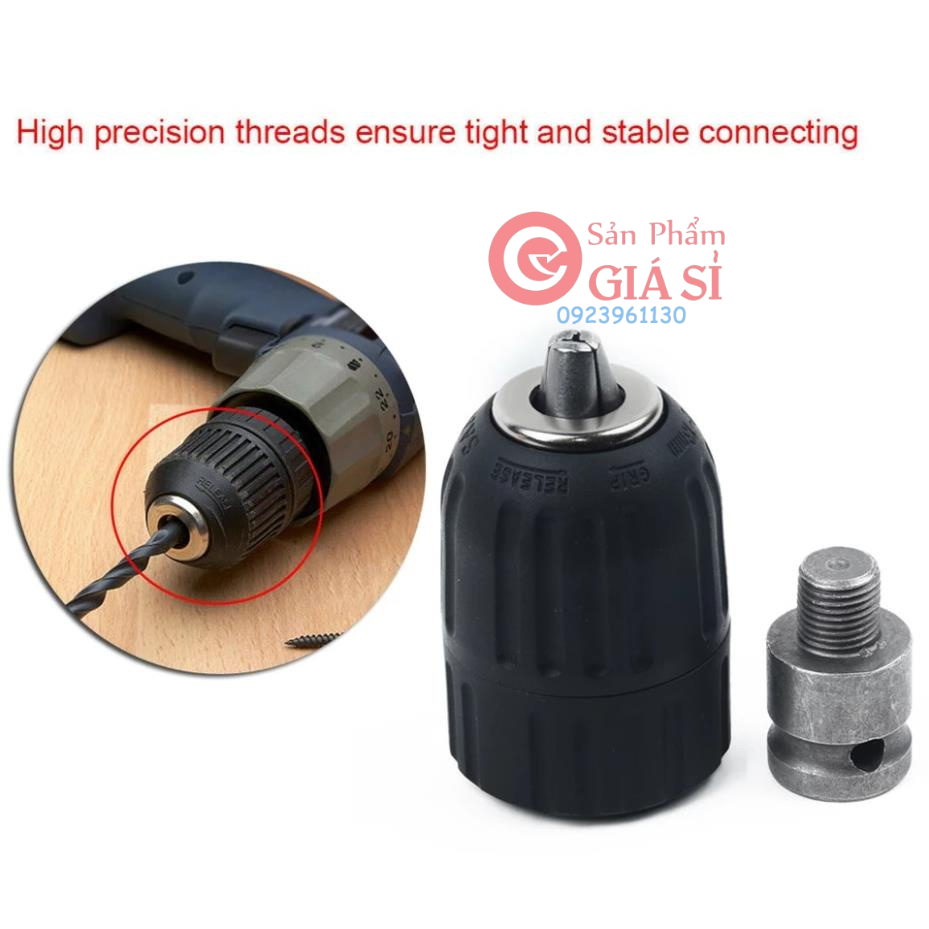 Đầu 1/2-20UNF sang răng gắn đầu kẹp khoan 13mm ❤️freeship❤️