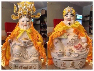 Bộ mũ  thần tài . Thổ địa