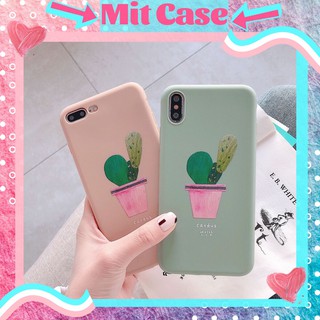 Ốp Lưng iPhone Hình Xương Rồng Xinh Cute Chất TPU MỀM DẺO  IPhone 6 6 plus 7 plus 8 8 plus x xs max 11 pro max