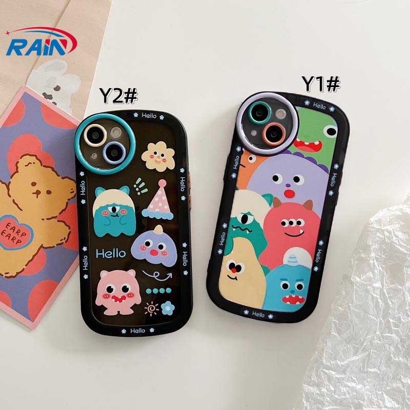 Ốp Điện Thoại Họa Tiết Quái Vật Cho OPPO A57 2022 A77S A16 A16K A15 A54 A53 A12 A5S A7 A3S A31 A52 A83 A92 A37 F9 A1K F1s