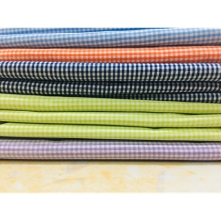 Vải sọc ca rô may đồ búp bê, cột tóc Scrunchies