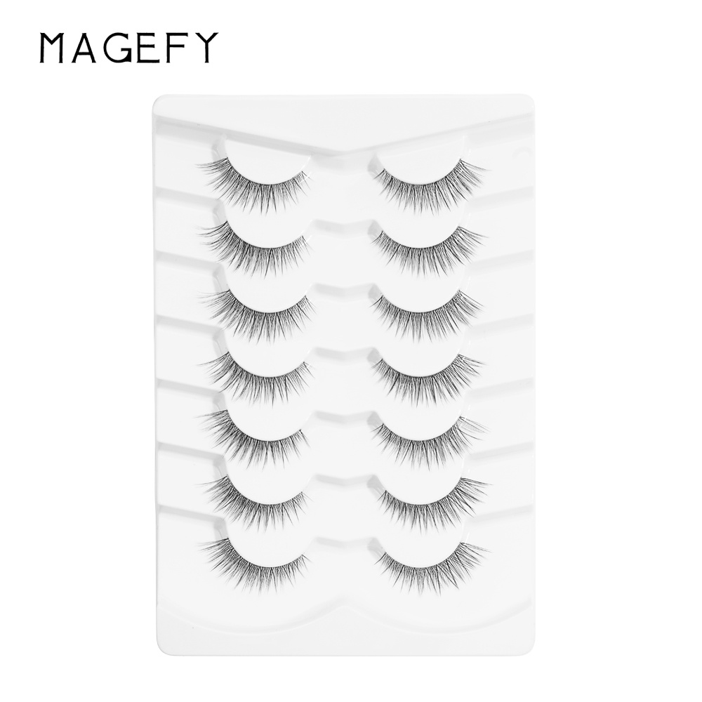 Set 7 cặp lông mi giả 3D MAGEFY dài và dày tự nhiên làm thủ công