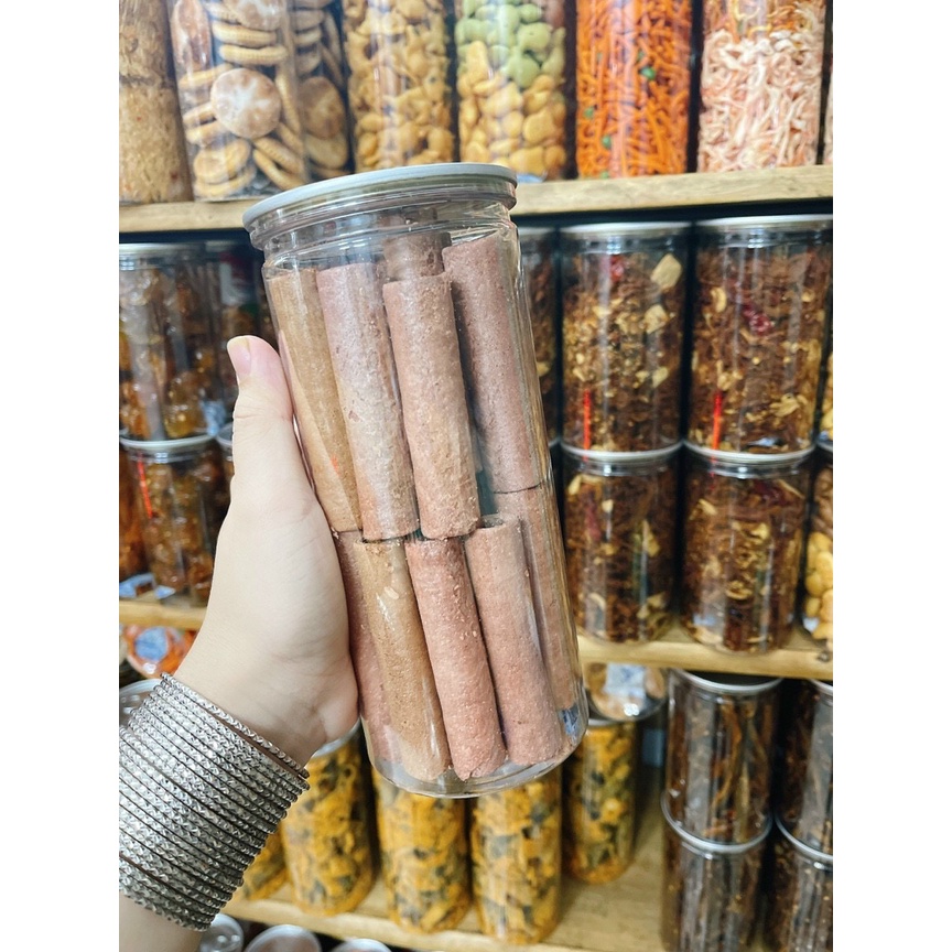 Bánh ống sôcla lon 450gr