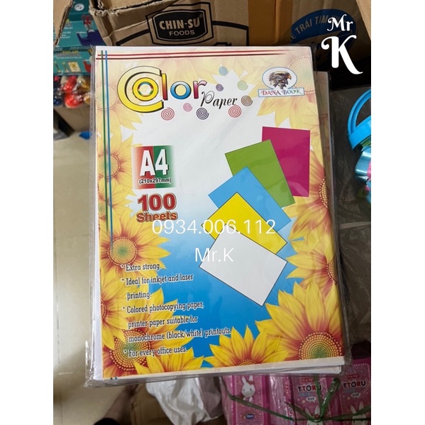 XẤP 100 TỜ A4 THÁI CỨNG 160GSM