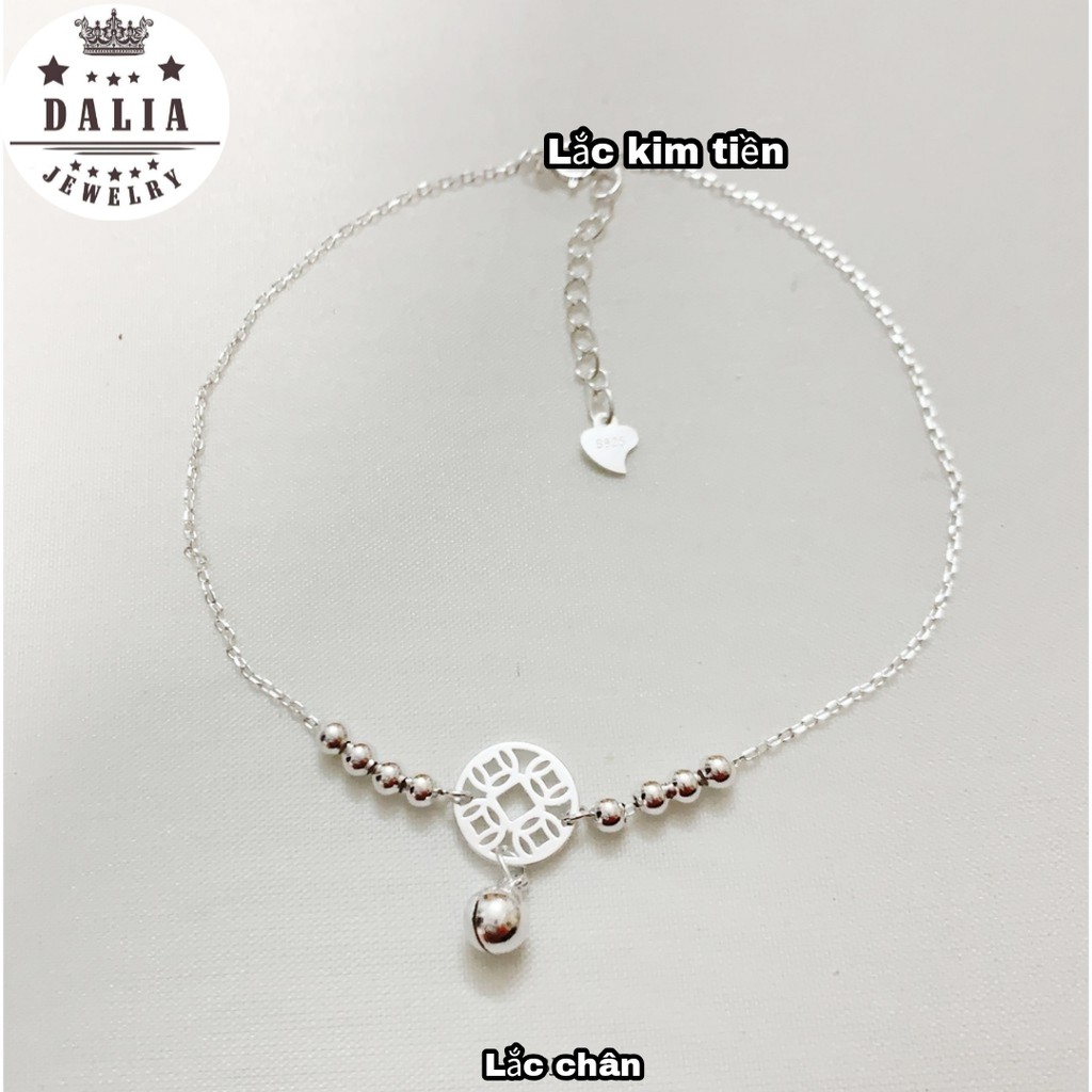 Lắc tay, lắc chân nữ bạc ta DaLiA Jewelry hình kim tiền | BigBuy360 - bigbuy360.vn