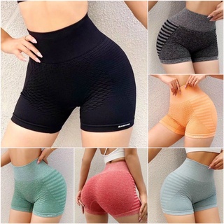 Quần Đùi Lưng Cao Tập Gym Yoga Nữ, Quần Short Gel Bụng Ôm Body NaQi 098