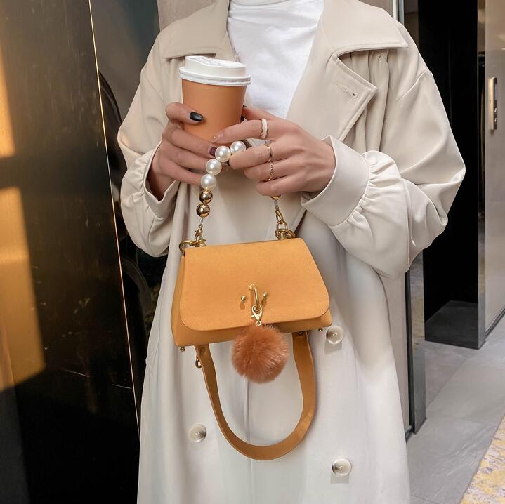 Túi đeo chéo bằng da PU JASMIN NOIR thời trang sang trọng 2021