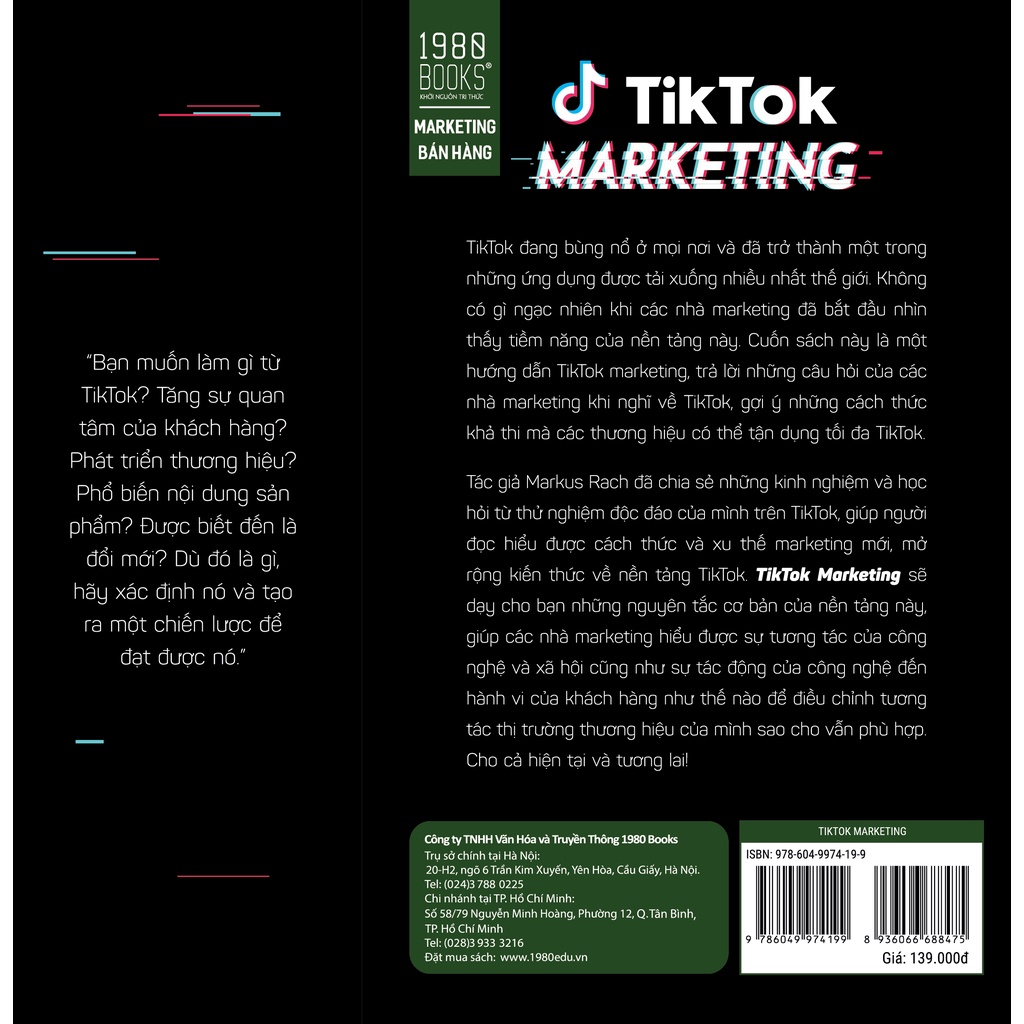 Sách - Tiktok Marketing