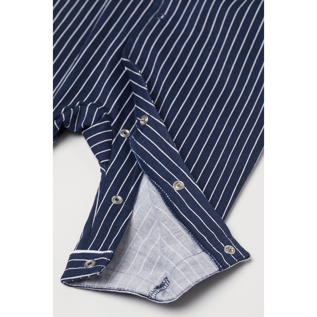 Bộ liền thân body sleep cotton không tất, đồ ngủ áo liền quần bé trai bé gái dài tay cổ bẻ, bộ yukata cho bé shop NEM