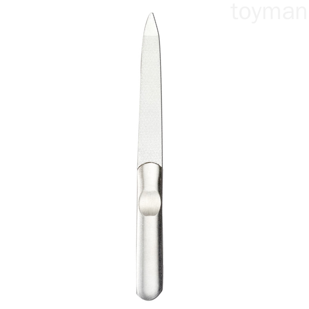 [Hàng mới về] Dũa móng hai mặt bằng thép không gỉ chăm sóc tiện lợi