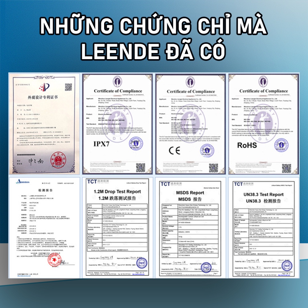 Bàn chải điện Leende đánh răng tự động sạc cảm ứng từ cao cấp