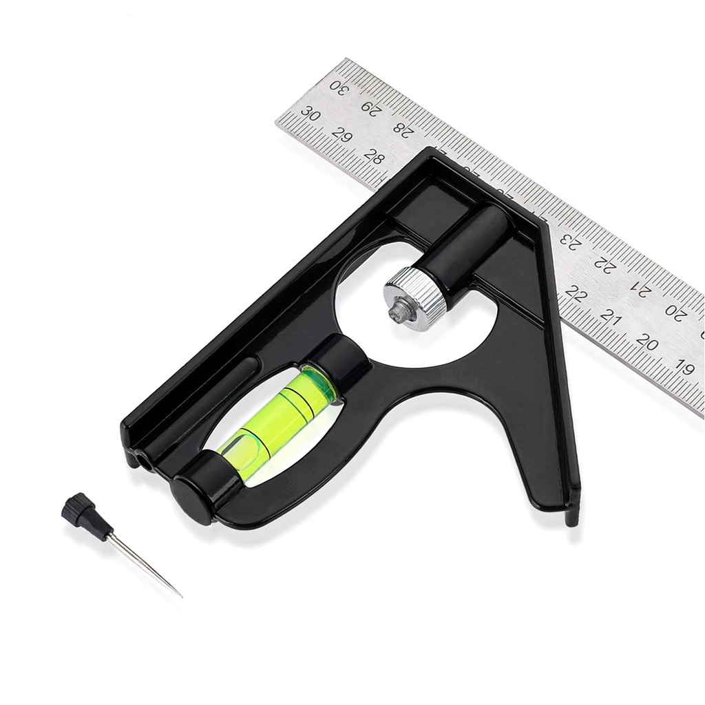 EKEZ Thước vuông kết hợp thước thủy 300mm