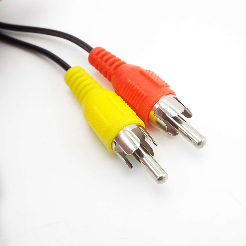 Dây Cáp Âm Thanh 2.5mm Male Sang Dual RCA Male Cho PC AV VNK2