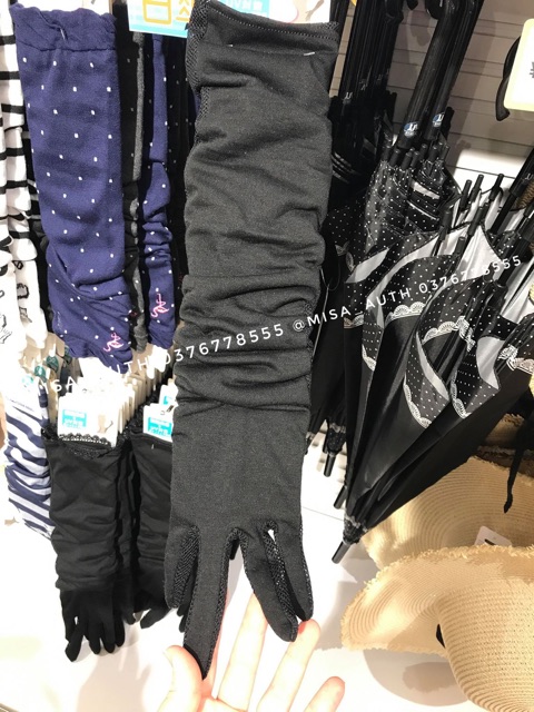 Găng tay chống nắng Nhật, hàng mua store