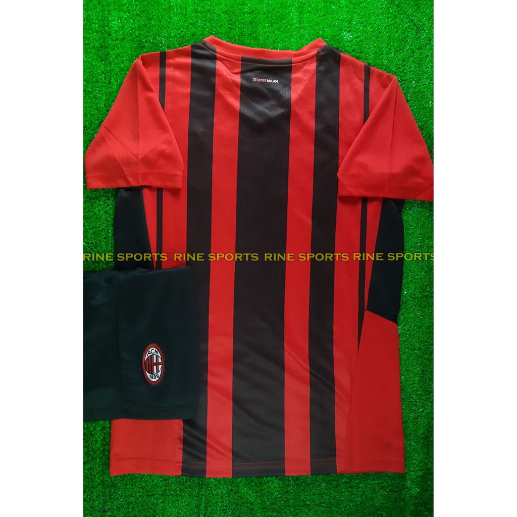 Hàng Thailand Super Bộ Áo bóng đá Ac Miland 2021 - 2022 chuẩn thi đấu